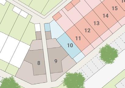 hoekwoning Jip Optioneel: dubbele tuindeuren, een schuifpui of een uitbouw type kavelnr 10 A Dit type komt maar één keer voor in het plan en ligt op de hoek naast type Takkie.