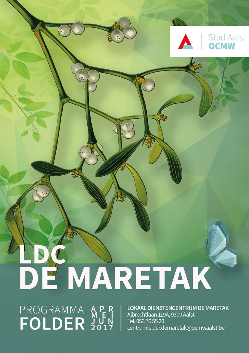 PROGRAMMA APRIL M E I JUNI FOLDER 2019 LOKAAL DIENSTENCENTRUM DE