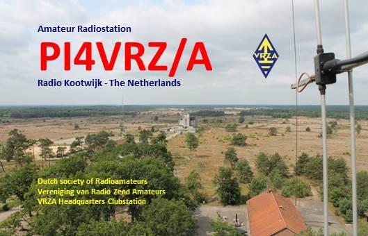 PI4VRZ/A is de verenigingszender van de VRZA en zendt uit vanaf het terrein van Kootwijk Radio, te Radio Kootwijk (JO22VE).