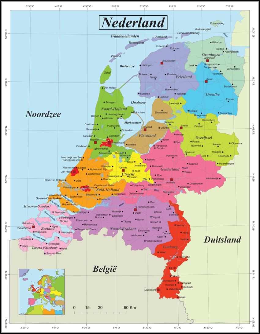 Zon op Nederland projecten Landelijk: 40 projecten in productie, 50 in ontwikkeling.