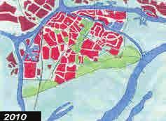 2.1 De ontwikkeling van het eiland Water en land Dordrecht is onlosmakelijk verbonden met een geschiedenis van water en inpoldering.