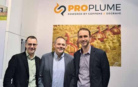 Zo werd ProPlume voorgesteld, de joint-venture tussen het West-Vlaamse Voeders Degrave en het Nederlandse Coppens Diervoeding.