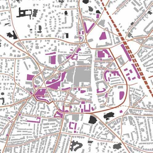 Appartementengebouwen hebben een eenvoudige plattegrond en zijn veelal middelhoog. Hoewel de gebouwen sterk van elkaar verschillen, worden ze alle gekenmerkt door herhaling in de gevel.