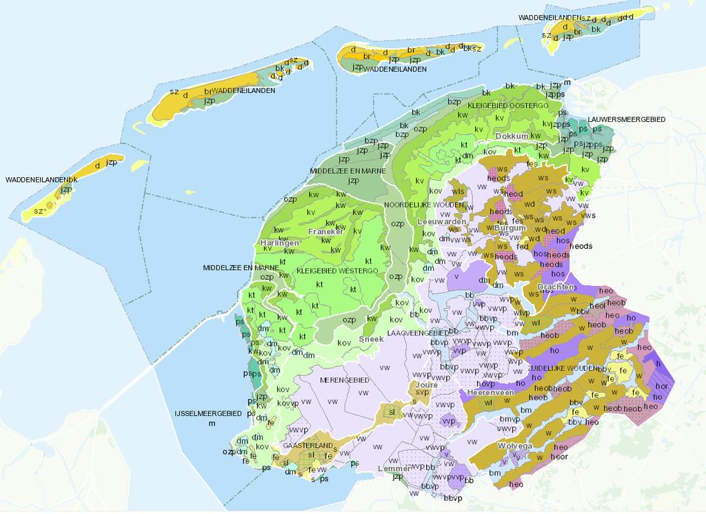 Waarden op provinciale schaal - Zeldzaamheid van voorkomen van essen in het Friese landschap - Relatie tussen hooggelegen essen met de laaggelegen beeklopen van Tjonger en Linde - Cultuurhistorische