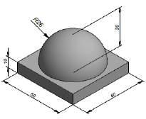 HALVE BOL REFLECTORPAAL BALLASTBLOK (LxBxØ) af fabriek/stuk (*) HALVE BOL 60x60x10 cm Grijs 68,40 Zwart 68,40 - zie ook uitvoering in Smooth p.