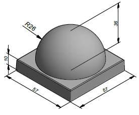 SMOOTH OBJECTS SPHERES af fabriek/stuk (*) SIERBOL Ø 30 cm (**) Grey Velvet (Lichtgrijs) 190,00 34 kg Cream Velvet (Gebroken wit) 205,00 SIERBOL Ø 40 cm (**) Grey Velvet (Lichtgrijs) 235,00 81 kg