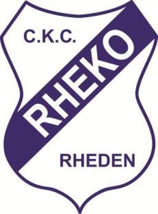 3 Rheko info nr. 27 11-16 februari 2019. e-mail adres Rheko: rheko@planet.nl website : http://www.rheko.nl Donderdag: Rheko 1 en 2 trainen vandaag niet.