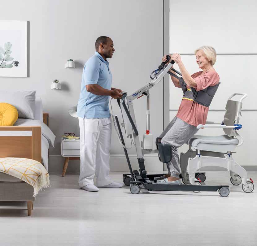 ISA Invacare Stand Assist Verbeterd design voor comfortabele