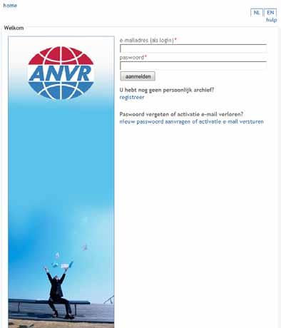 1. De MyANVR inbox van het reisagentschap 1.1 Toegang tot MyANVR Het factuurberichten portaal MyANVR, is een is toegankelijk via https://anvr.unifiedpost.com/.