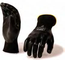 HANDBESCHERMING / MONTAGE ALGEMEEN SAFETY HANDSCHOENEN G-NIT BLACK PLUS Norm: EN388:2003 Gebreide handschoenen van polyamide, met zachte nitrielcoating op de handpalm, de vingertoppen en aan de