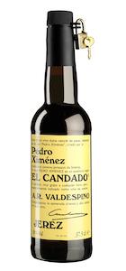 Valdespino Pedro Ximenez El Candado Soort: Sherry Druivensoorten: pedro ximenez Land: Spanje Alcoholpercentage: 17% De El Candado is zo n superfijne en mythische wijn dat ooit één van de familieleden