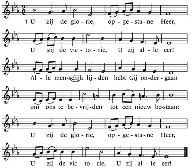 634:2 Licht moge stralen in de duisternis, nieuwe vrede dalen waar geen hoop meer is.