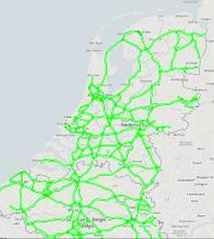 met actuele verkeersdata