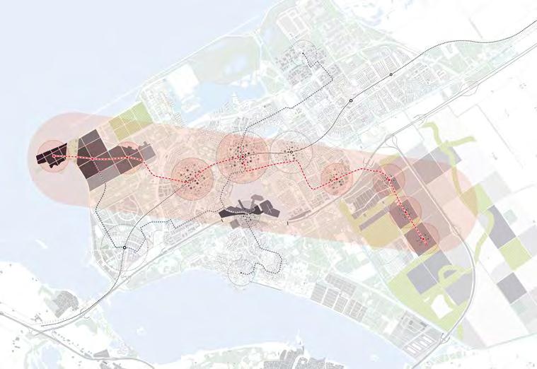 Aantal woningen Nulalternatief Ontwikkel-as Pampus direct Bestaande as Almere 2.0 Totaal 60.000 60.000 60.000 60.000 60.000 Pampus+IJland 20.000 20.000 30.000 17.500 30.000 Weerwater 4.000 4.000 2.000 2.000 Oosterwold 17.