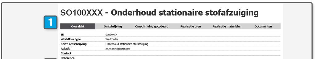 8 3.1 Meldingdetail Door binnen het meldingenoverzicht op een melding te klikken komt u in het scherm meldingdetail, waar alle relevante informatie over de melding is terug te vinden. 1.