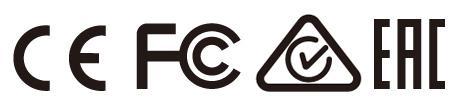 EU Declaration of Conformity English: This equipment is in compliance with the essential requirements and other relevant provisions of Directive 1995/95/EC, 2011/65/EC.