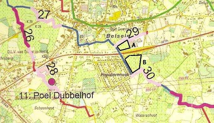 Een verantwoord ruim afwaterings- en buffergebied, met behoud van het huidige niveau van het wegdek in de Kasteeldreef. 3.