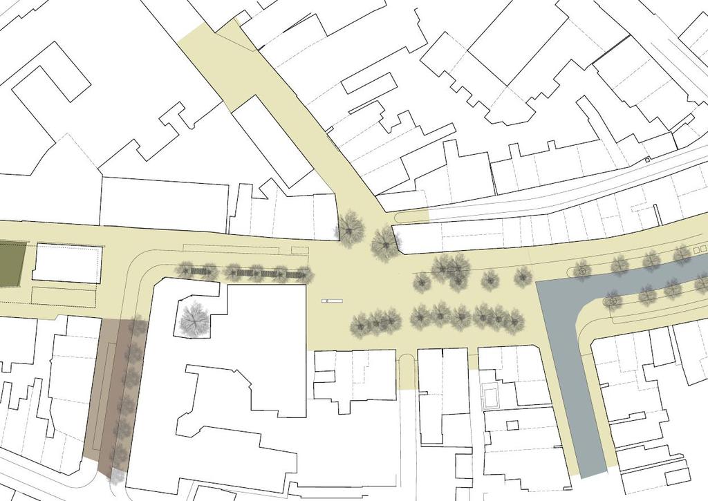 Figuur 4: Schetsontwerp Minerva a. Verkeerssituatie De verkeerssituatie in de Munnekeholm en op het Minervaplein verandert niet, afgezien van het feit dat er geen bussen meer rijden.