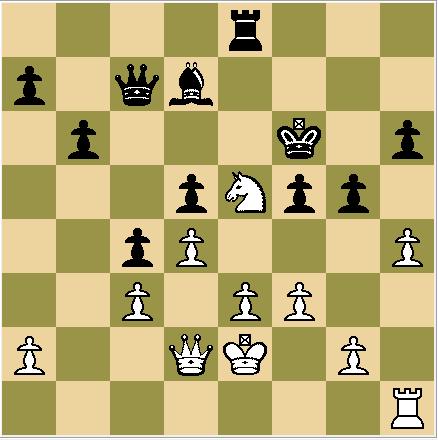 Zwart besluit niet te wachten tot lijnen opengaan en speelt 31...g4 32.