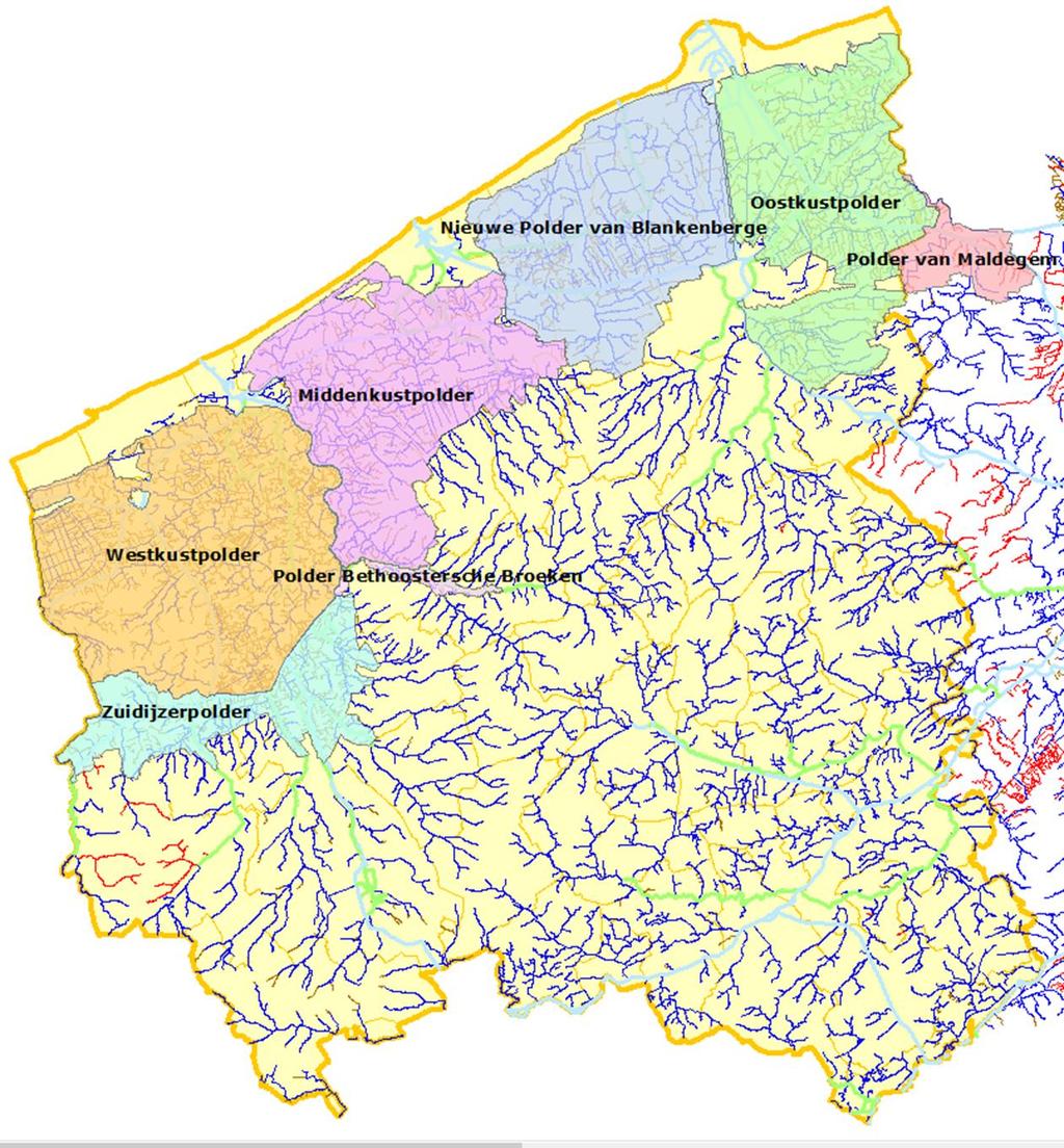 De provincie West-Vlaanderen en