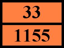 Oranje identificatiebord : Code tunnelbeperking Beperkte hoeveelheden (ADR) Excepted quantities (ADR) EAC code 14.6.2. Transport op open zee 14.6.3. Luchttransport : D/E : LQ03 : E3 : 3YE 14.7.