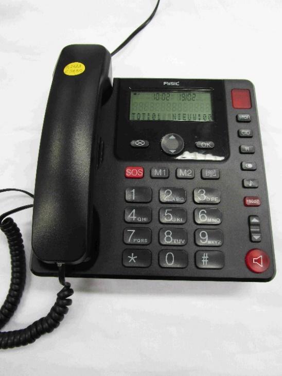 020002122 Fysic FX-3940. Senioren telefoon met groot verlicht display.
