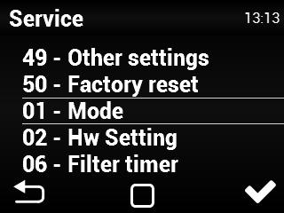 požadovaného času po kterém dojde k vyhlášení na hlavní obrazovce displeje 000h ~ 5000h Aktuální stav časovače RESET tlačítko