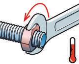 B LOCTITE 248 Stick Breng de schroefdraadborging aan op de gewenste plaats.