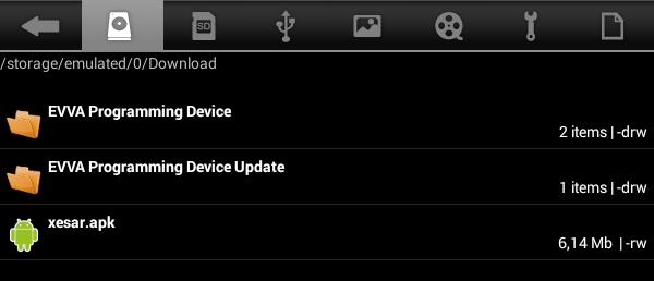 Afbeelding 110 Xesar-tablet File Manager 6.