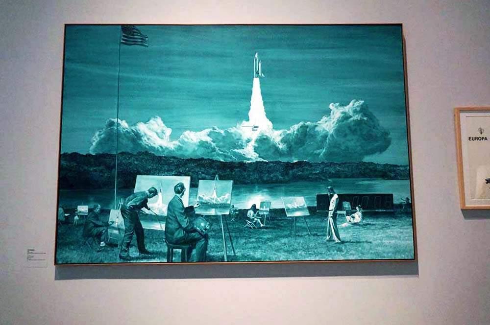 Mark Tansey, Action Painting II, 1984.