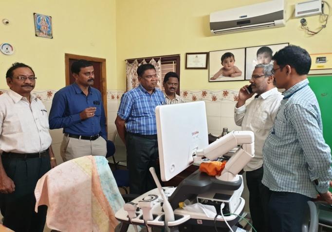 Het bestuur van Dharani op bezoek bij de artsen in het ziekenhuis in Sompeta 6. Verslag 1e fase september 2018 februari 2019 6.