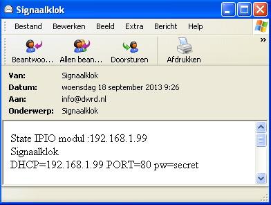 Configuratie versie 8.6 DHCP / STATIC Wanneer u de Netwerkkabel en de 12V= heeft aangesloten zal het moduul een IP-adres, uit de DHCP range krijgen.