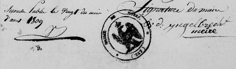Toen op 1 januari 1806 ( 11 nivose XIV) terug geschakeld werd naar de gregoriaanse kalender en bleef Hindricus in functie als maire tot eind januari 1807.