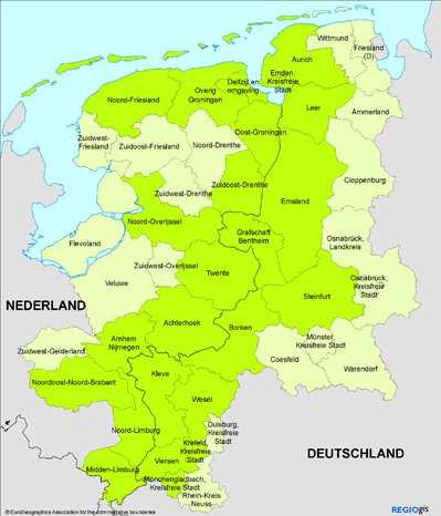 Blijf inzetten op samenwerking met de buren Strategisch, op structuurfondsen en op INTERREG Voor het eerst in de geschiedenis heeft de EC een aparte verordening voor territoriale samenwerking