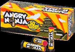 STUNTARTIKELEN SUPER VOORDELIG 1, 3167. Angry Ninja 25 701. Explosive Thunders De best verkochte kanonslagen. Nu extra voordelig! 1, 25 De Angry Ninja s knallen al hun boosheid de lucht in!