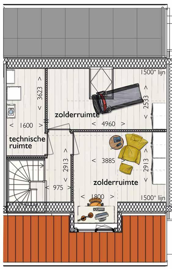 118 m 2 Plattegronden, schaal 1:50 De getoonde plattegronden geven