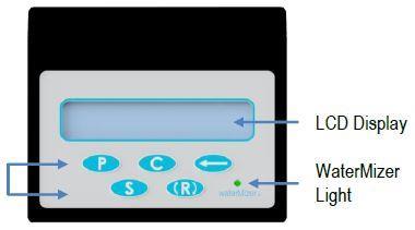 De 5-button controller De ontharder is voorzien van een 5-button controller met lcd-display. Het is belangrijk dat de computer in de juiste modus is ingesteld, voor optimaal resultaat.