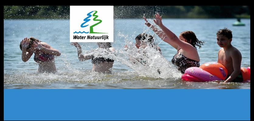 Water Natuurlijk Hollandse Delta 2019-2023 1-12 - Thema 3 Recreatie Plezier beleven aan water Iedereen moet van water en natuur kunnen genieten.