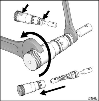 Onderhoud Patroon reinigen Deze procedure valt niet onder het routinematig onderhoud. Voer dit alleen uit bij prestatieverlies dat niet te verhelpen is door spoelen van het pistool.