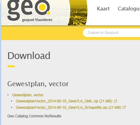 In de AGIV-Downloadtoepassing kan je verschillende datasets in je winkelkarretje stoppen en downloaden.