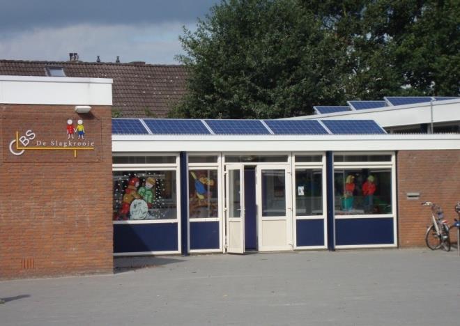 2. DE SCHOOL EN HAAR OMGEVING 2.1 Onze school De Slagkrooie staat in het dorp Schoonoord. De school staat sinds 1971 in een nieuwbouwwijk aan de noordzijde van het Oranjekanaal.