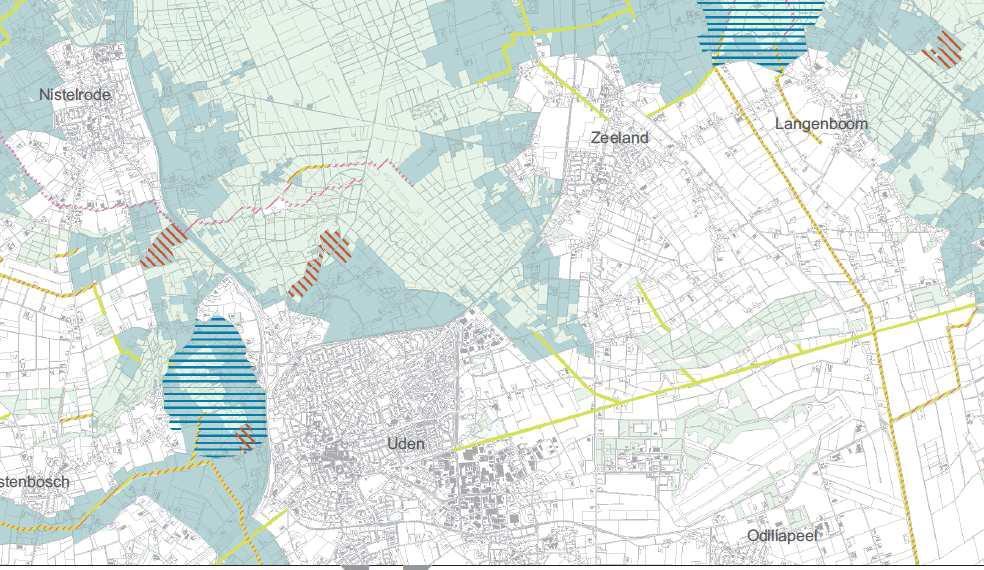 Bijlage 3 Uitleg Groenblauwe mantel Het kerngebied groenblauw bestaat daarbij voornamelijk uit de (bestaande en nog te ontwikkelen) natuurgebieden in de ecologische hoofdstructuur (EHS),