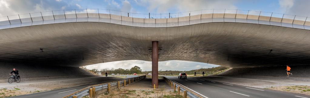 De natuurbrug krijgt fijne