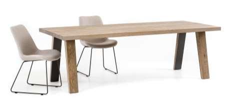 WAGNER Door dik en dun is de Wagner tafel een trouwe huisgenoot. Eenvoud met een combinatie van slanke en stijlvolle tafelpoten.