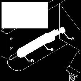 b. Span de moeren (A) aan beide zijden van het elevatorhuis evenveel. De spanning van de ketting mag niet te strak zijn. 5.5. Toevoer substraat instellen 5.5.1.