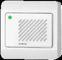 Voor een vraaggestuurde ventilatie in woon- en werkruimtes zijn er intelligente luchtkwaliteitsensoren optioneel verkrijgbaar in opbouwbehuizingen.