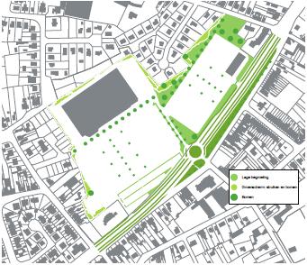 De diensttoegang aan de Oude Bareelstraat wordt gesloten en enkel ingezet voor fiets-