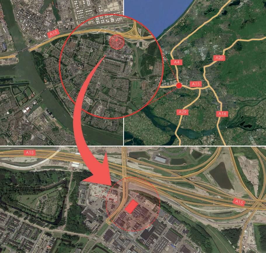 Algemeen Het bedrijven-/industrieterrein Gadering is gelegen te Hoogvliet en ligt direct aan de op- en afritten van de rijksweg A15.