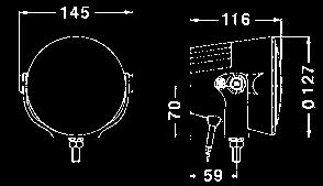 designring 9AG 195 614-001 Afsluitschijf met matzwarte designring 9AG 195 614-011