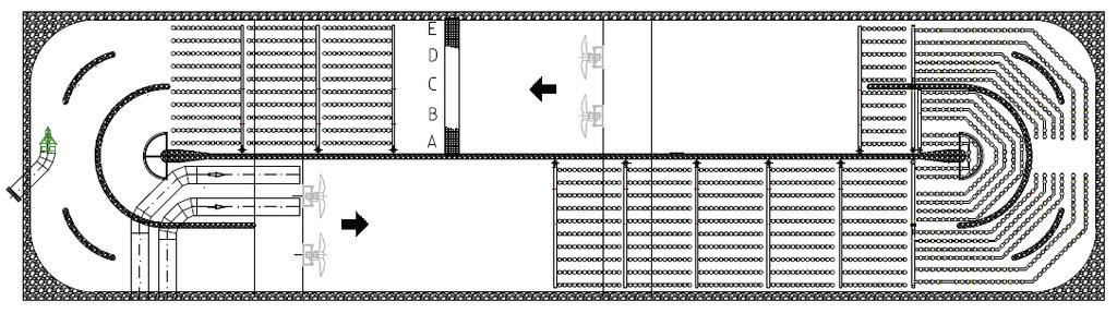 In de laatste kolom van Tabel 9 is de berekende zuurstofinbreng onder praktijkcondities weergegeven, zoals beschreven in paragraaf 6.3.